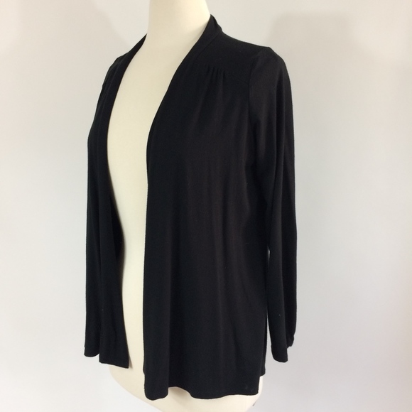 JJILL Wearever black cardigan jacket open front - Picture 2 of 6